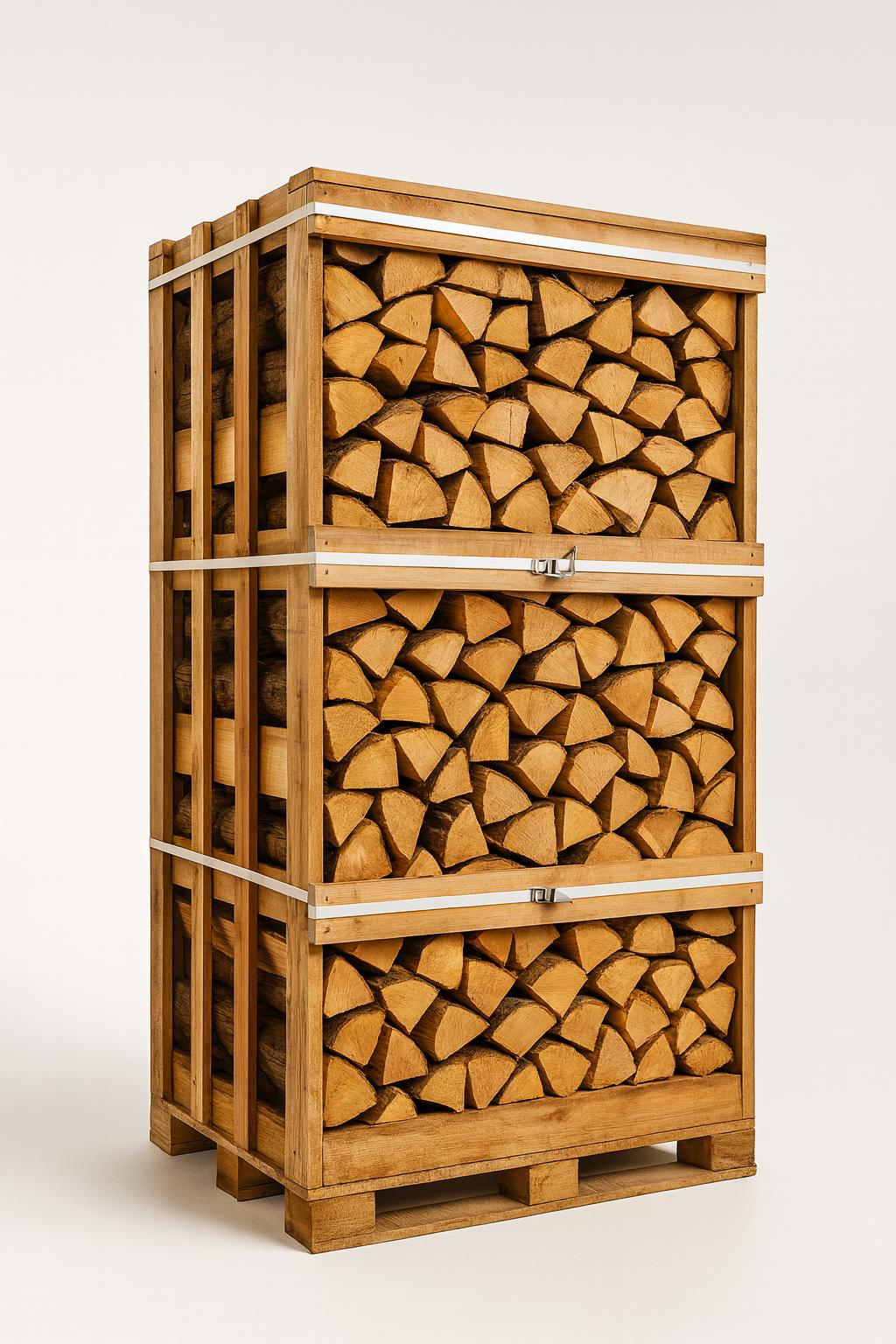 Palette de bois de chauffage - 45cm - 3 stères